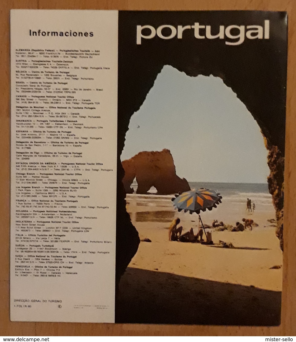 1980 PORTUGAL. 850 KILÓMETROS DE PLAYA. - Cuadernillos Turísticos