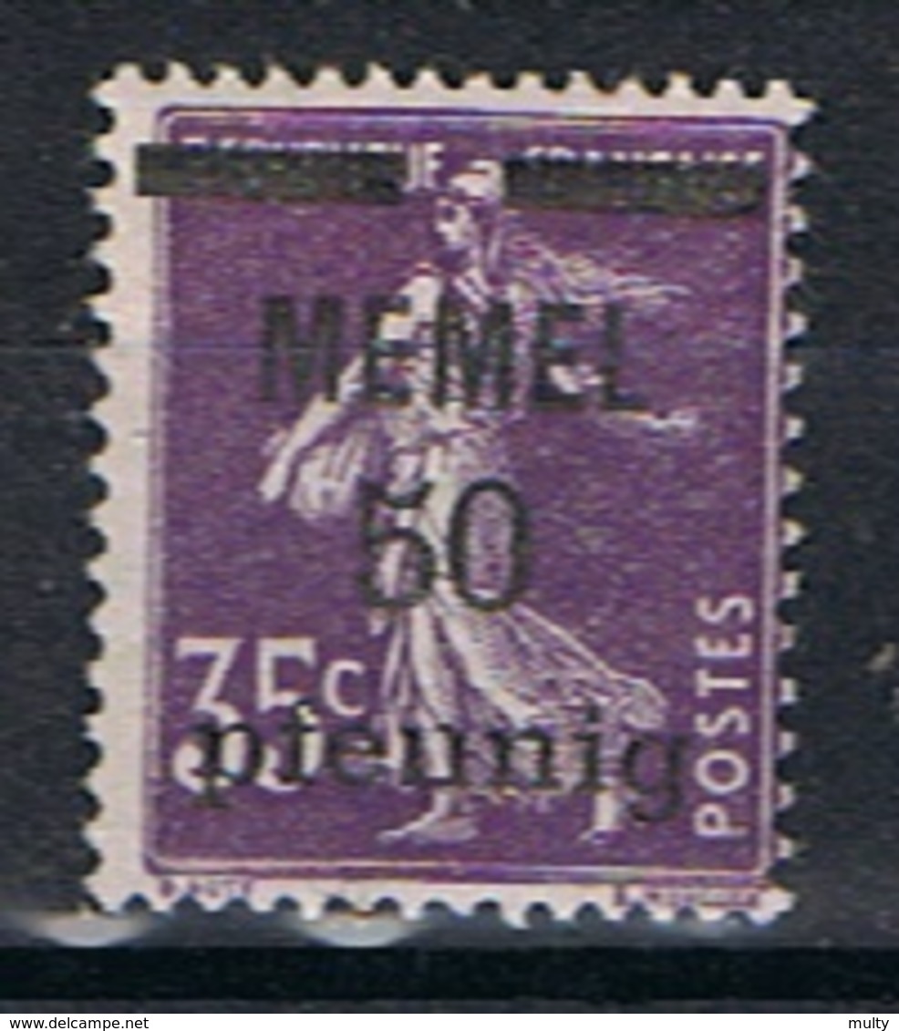 Memel Y/T 22 (*) - Unused Stamps