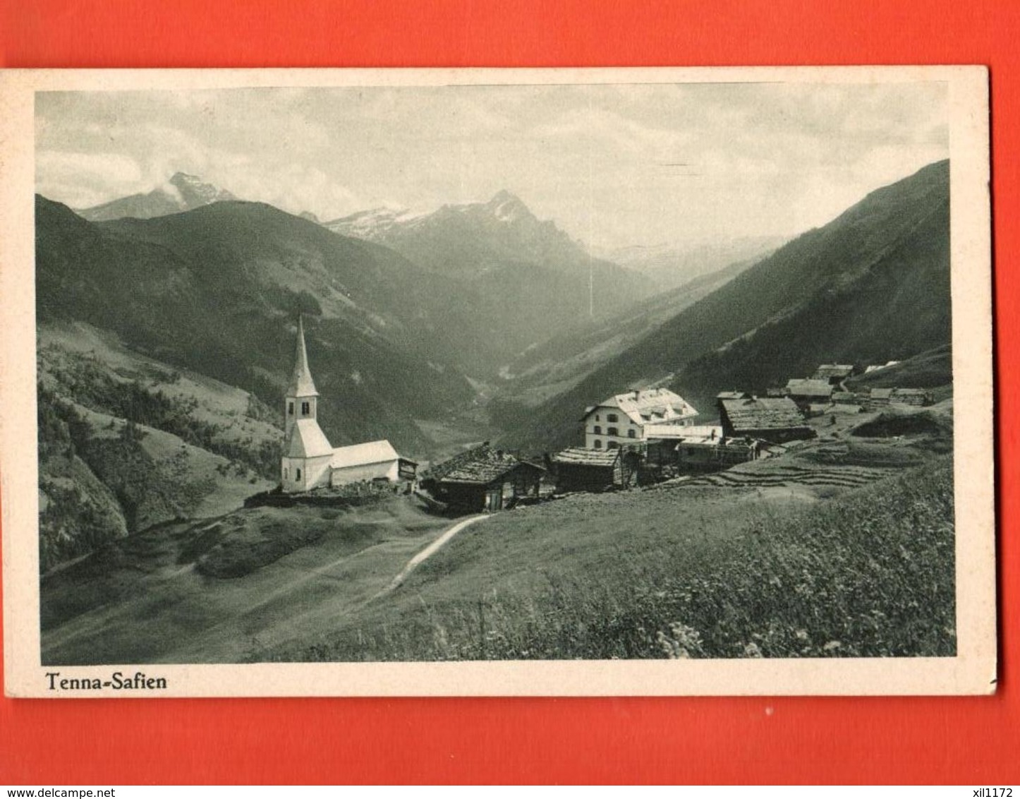 KAP-36 Tenna Safien, Serie Bergdörfer In Graubünden. Meisser, Nicht Gelaufen. - Safien