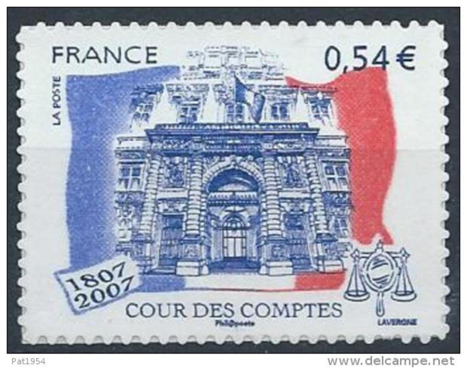 France 2007 Timbre Adhésif Neuf  N° 117 Cour Des Comptes - Altri & Non Classificati