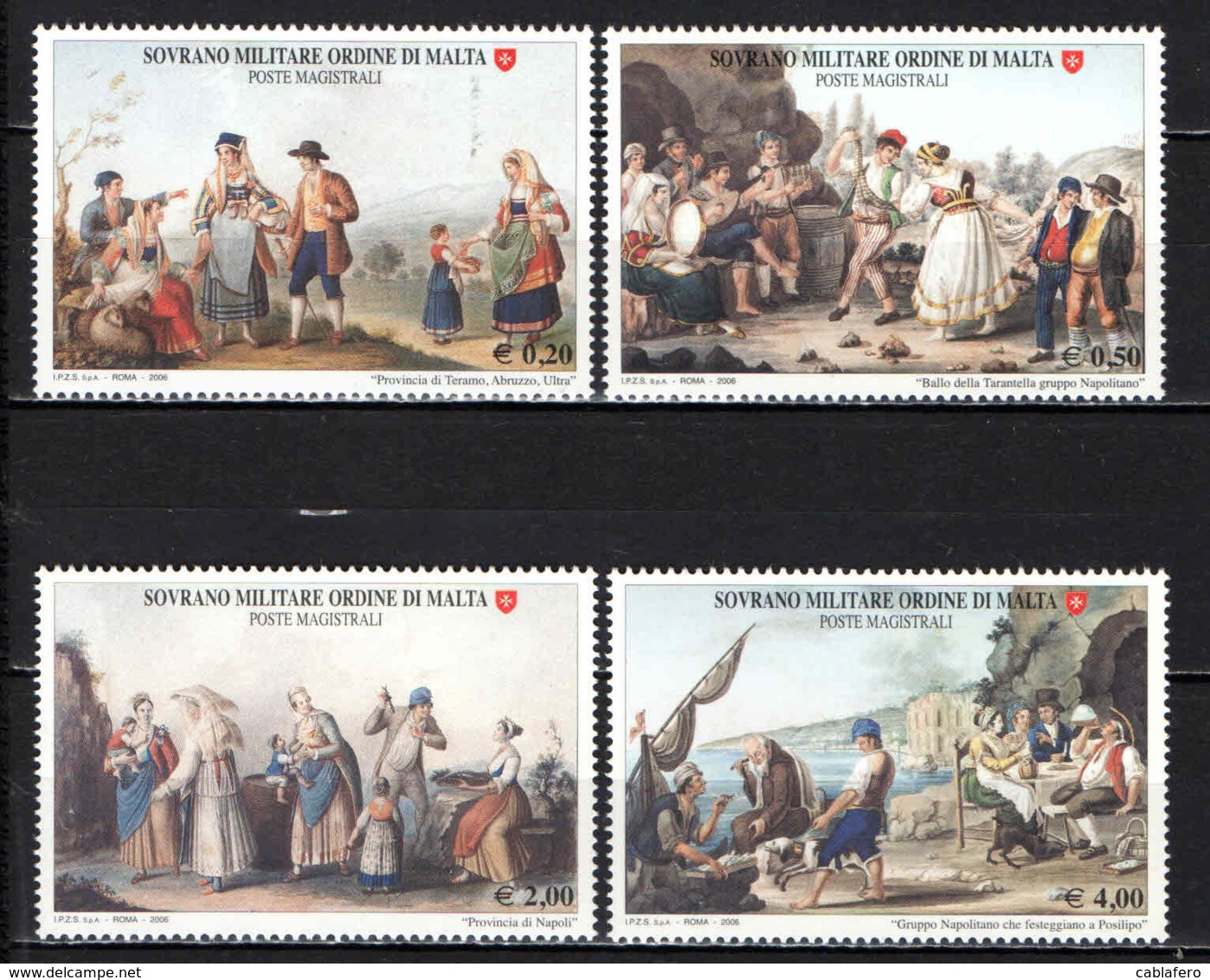 SMOM - 2006 - ANTICHI COSTUMI E TRADIZIONI - MNH - Sovrano Militare Ordine Di Malta