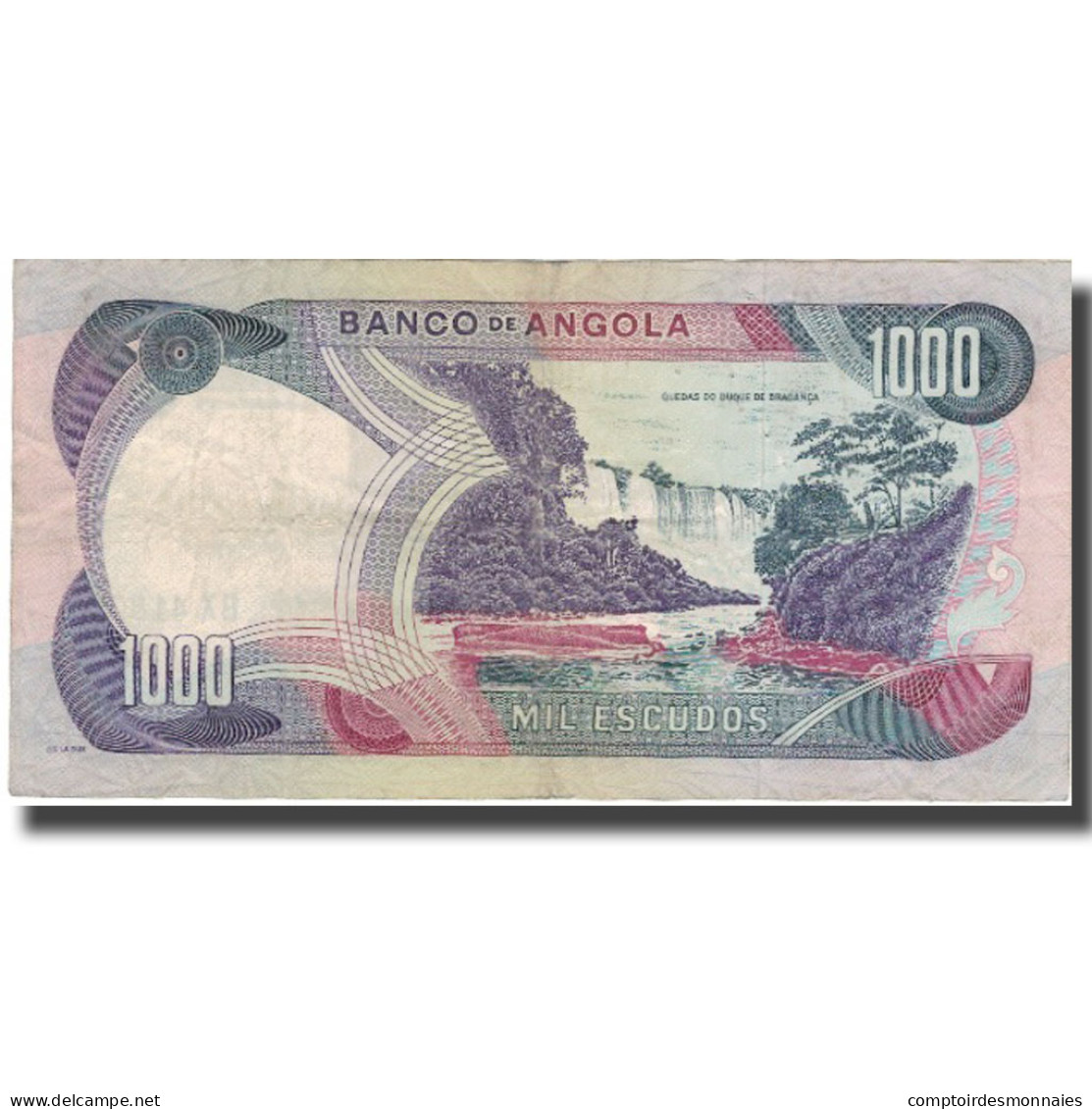 Billet, Angola, 1000 Escudos, 1972, 1972-11-24, KM:103, TTB - Angola