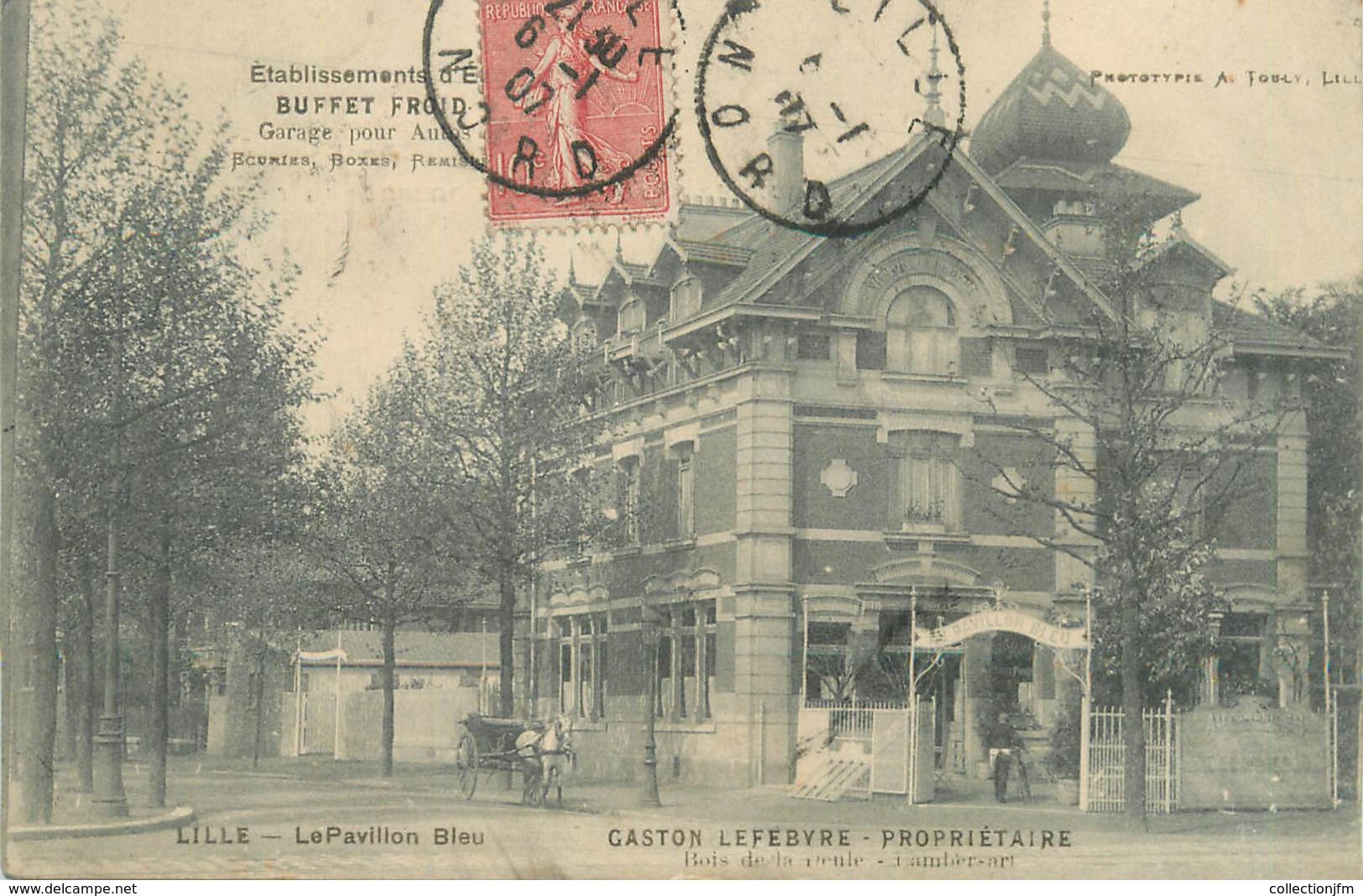 / CPA FRANCE 59 "Lille, La Pavillon Bleu" - Lille