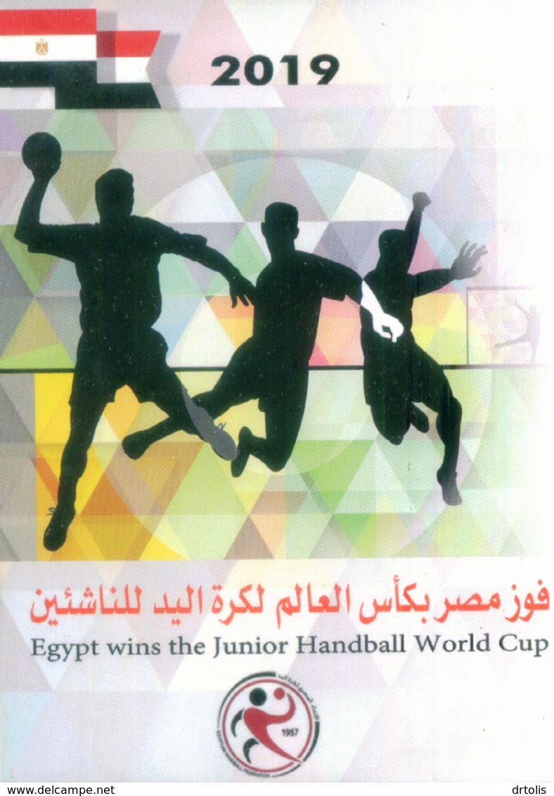 EGYPT / NORTH MACEDONIA / 2019 / SPORT / HANDBALL / U-19 HANDBALL WORLD CUP CHAMPIONSHIP / FDC - Covers & Documents