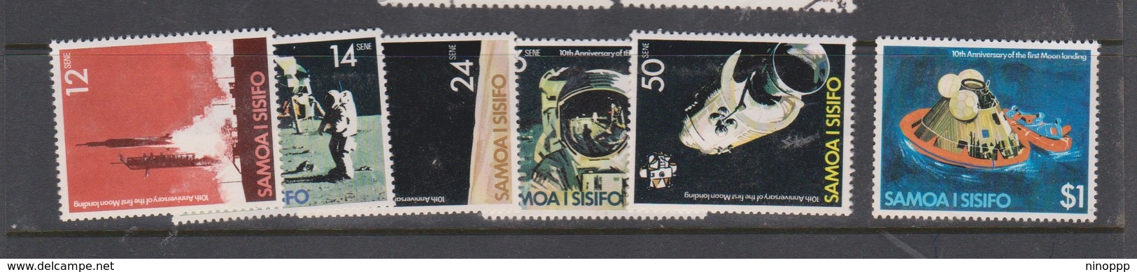 Samoa,Sc 507-12 1979 Moon Landing 10th Anniversary, Mint Never Hinged - Samoa