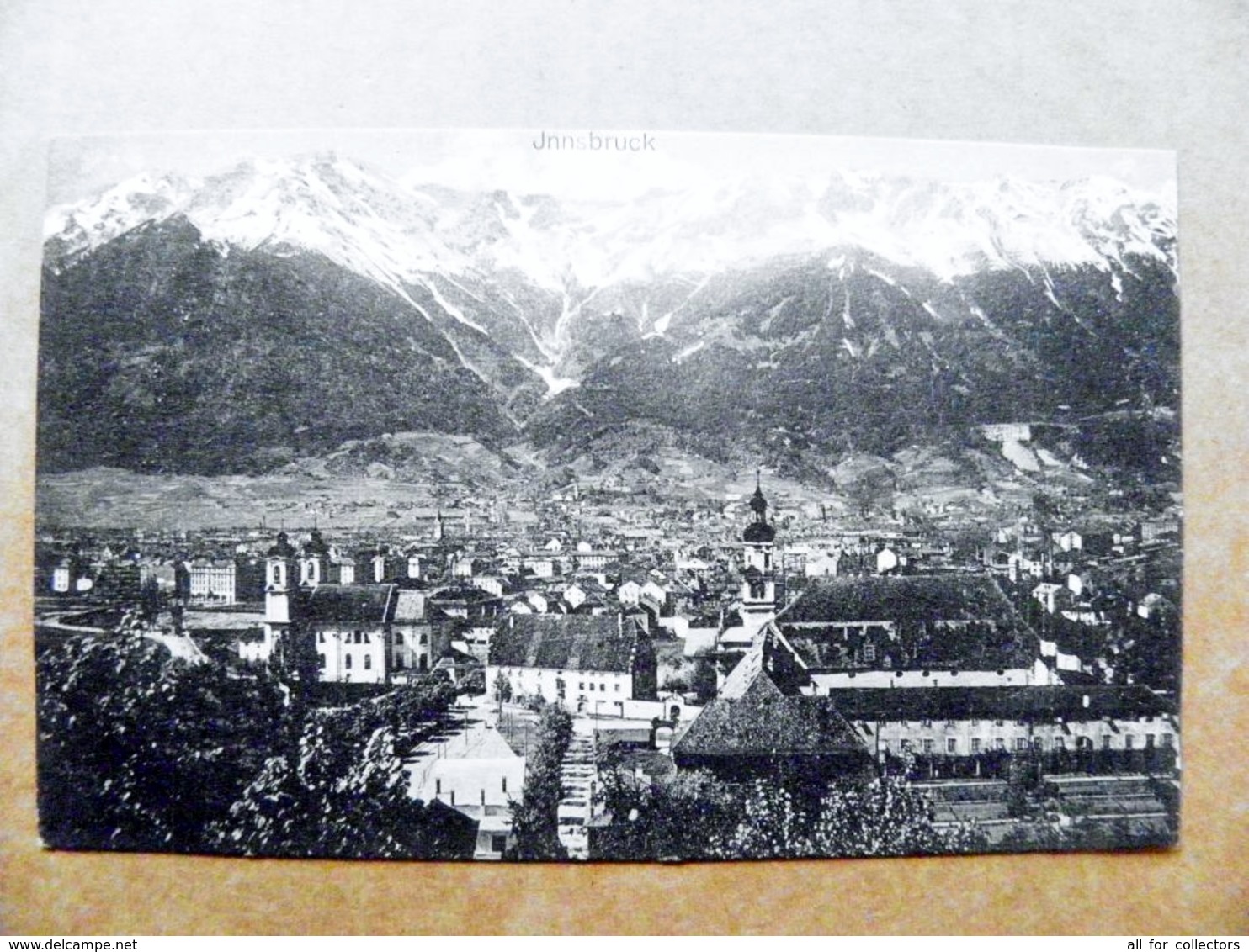 Post Card Carte Karte Austria Mountains Berge Montagnes 1912 Innsbruck - Briefe U. Dokumente