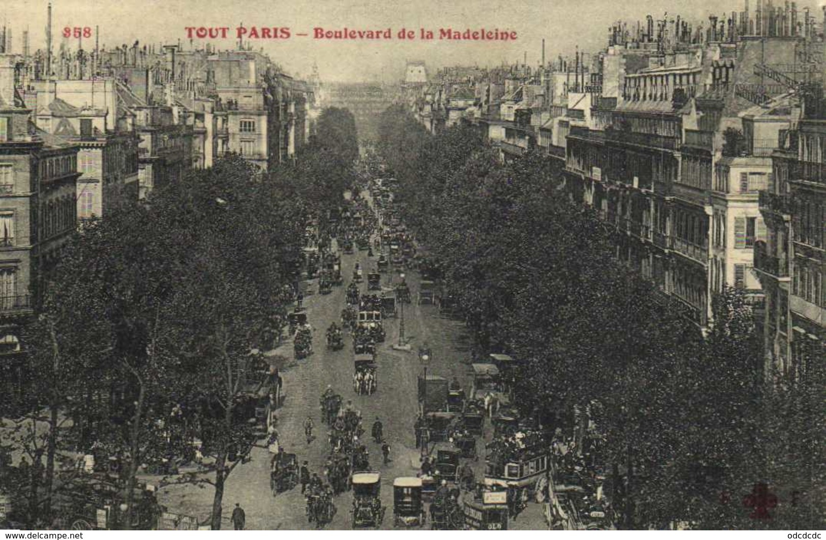 TOUT PARIS  Boulevard De La Madeleine RV - Arrondissement: 09