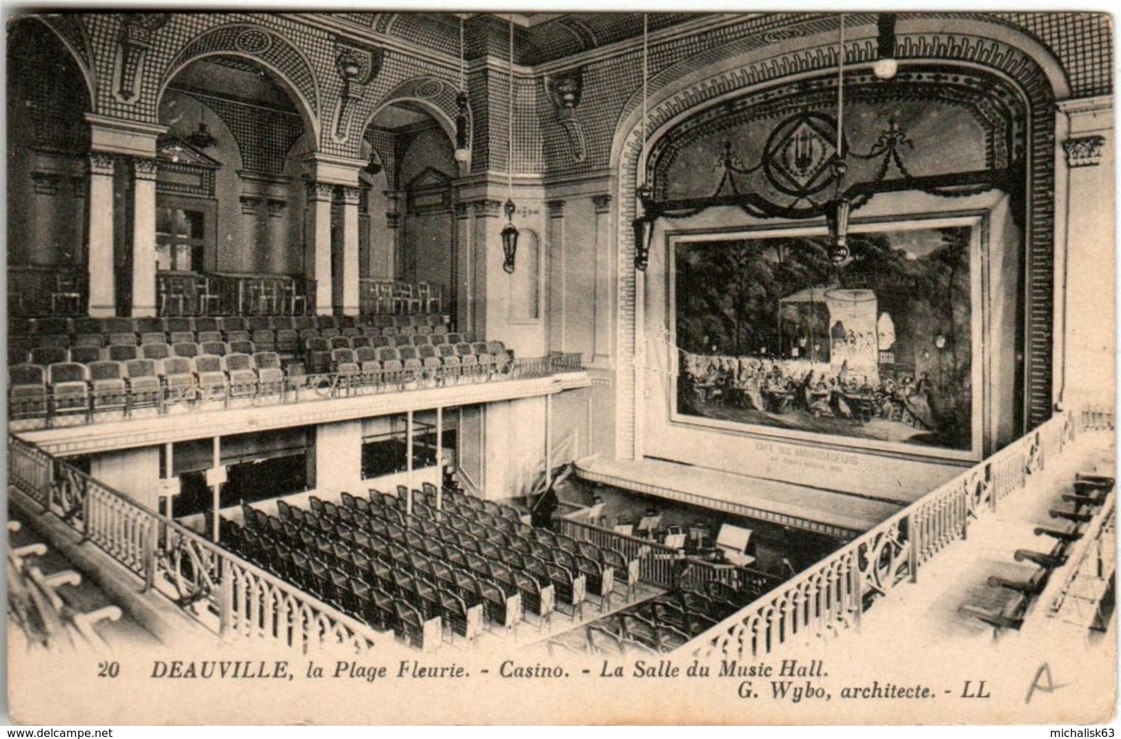 51bst 1821 CPA - DEAUVILLE - CASINO - LA SALLE DU MUSIC HALL - Deauville