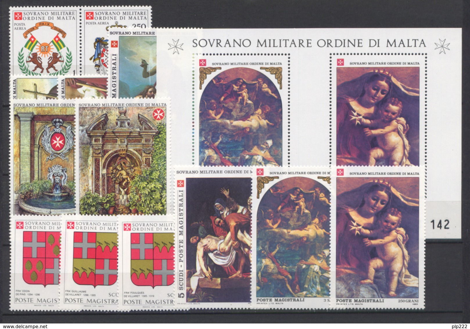 SMOM 1983 Annata Completa/Complete Year MNH/** VF - Malta (Orden Von)