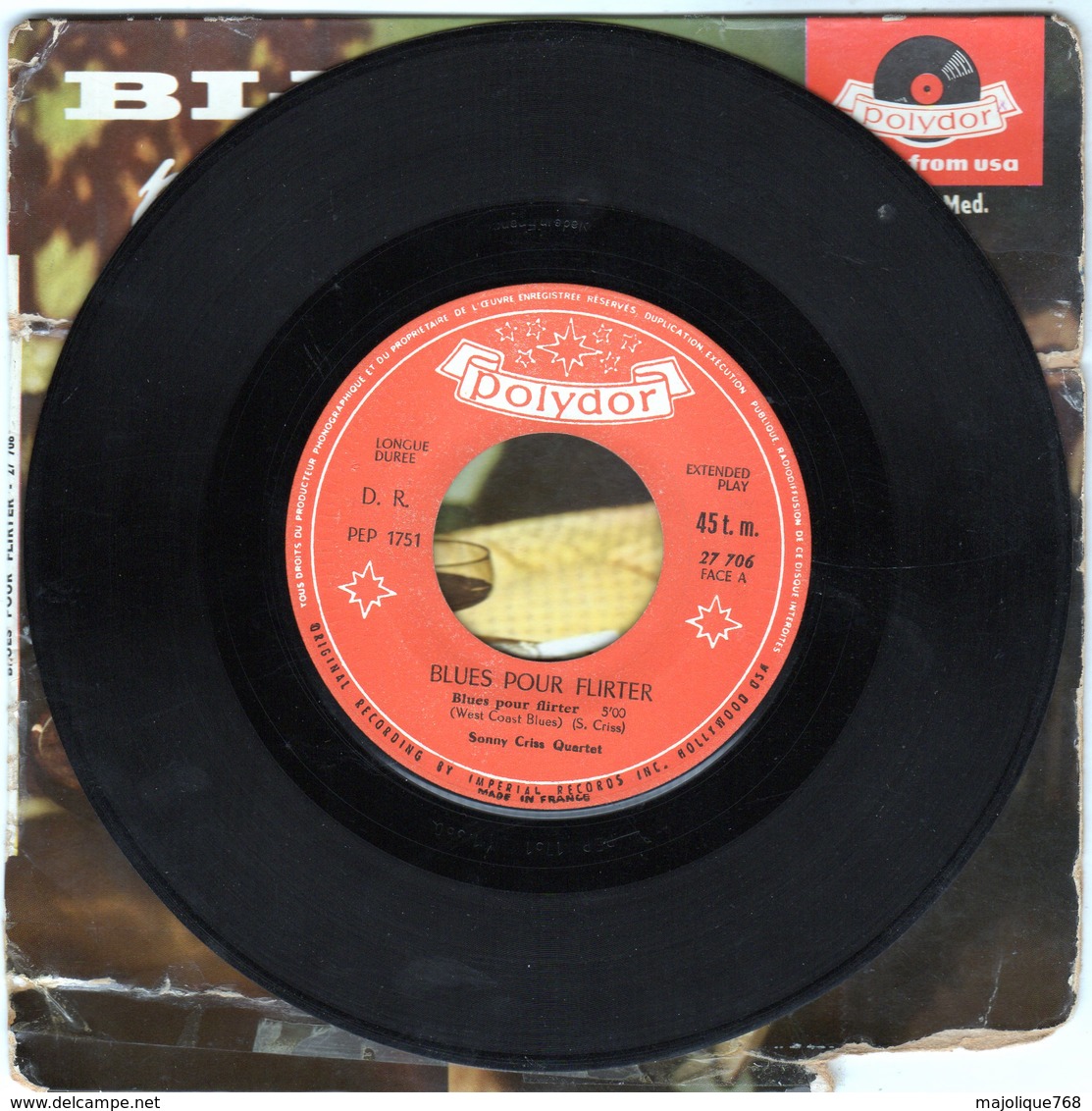 Sonny Criss - Blues Pour Flirter - These Foolish Things - Polydor 27706 - 1960 - - Blues