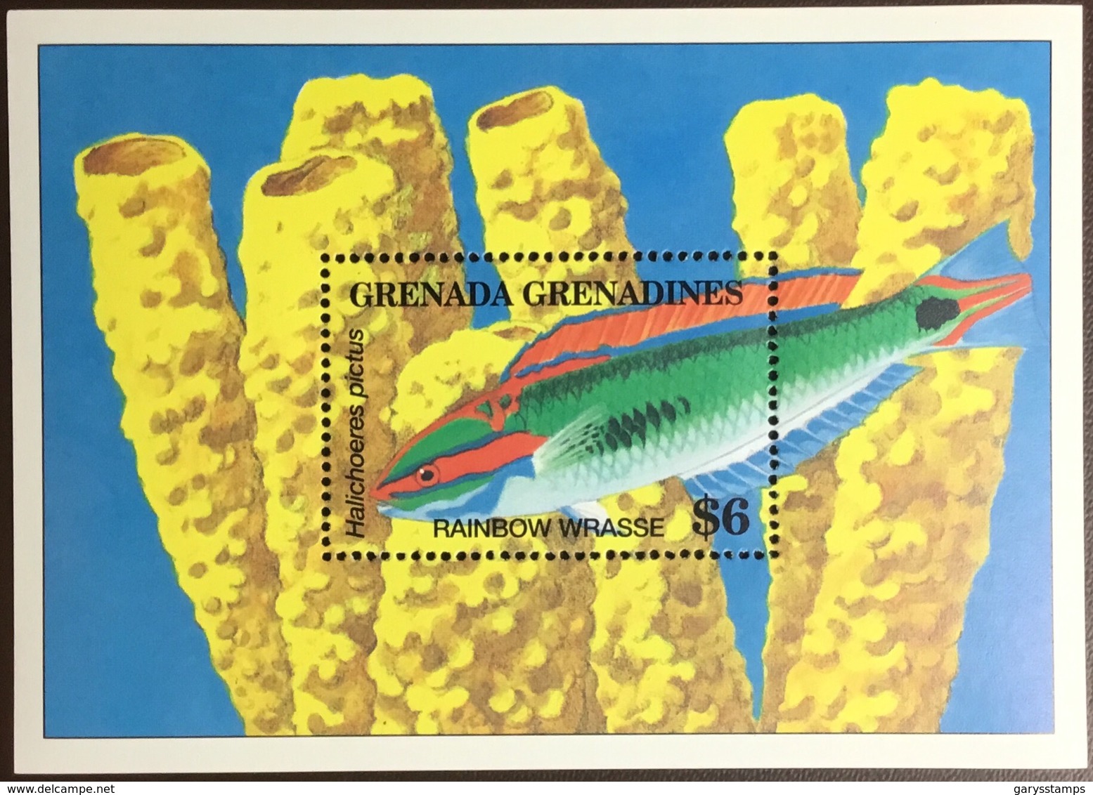 Grenada Grenadines 1994 Fish Marine Life Minisheet MNH - Fishes