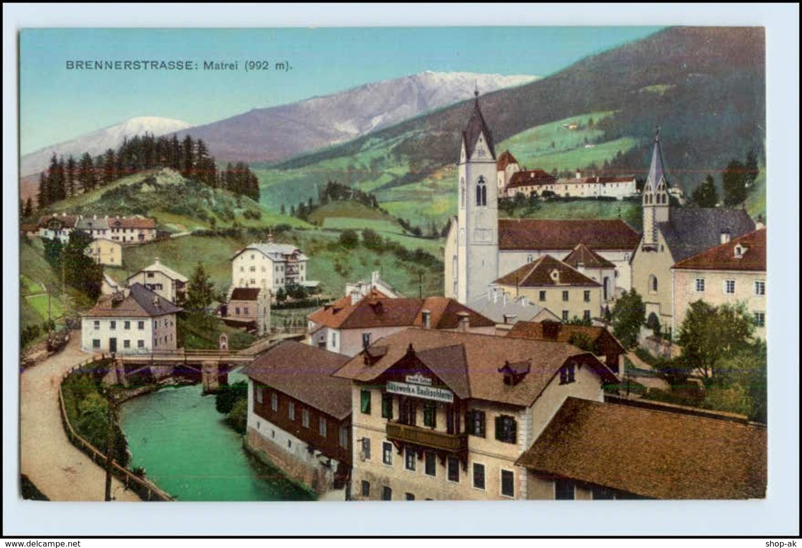 W5T06/ Brennerstraße Matrei Schöne AK Ca.1920 Verlag: Gerstenberger - Sonstige & Ohne Zuordnung