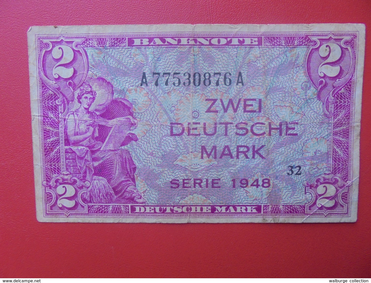 OCCUPATION ALLIEE 2 MARK 1948 CIRCULER (B.9) - 2 Deutsche Mark