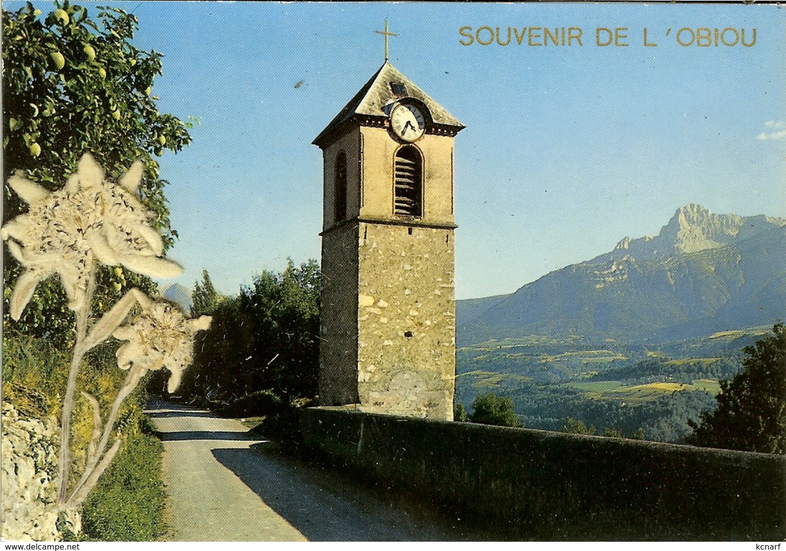 CP Souvenir De L'OBIOU " Environs De LA MURE , La Vieille Tour De Saint-pierre Et L'Obiou " - La Mure