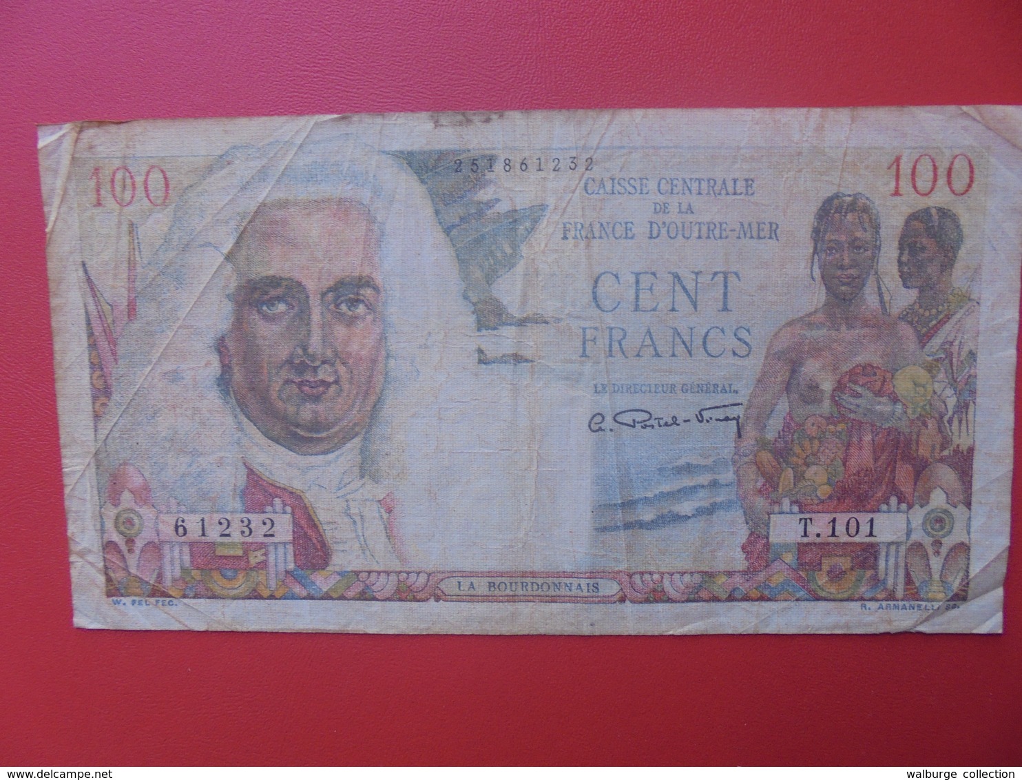 FRANCE D'OUTRE-MER 100 FRANCS 1947 CIRCULER (B.9) - Nouvelle-Calédonie 1873-1985