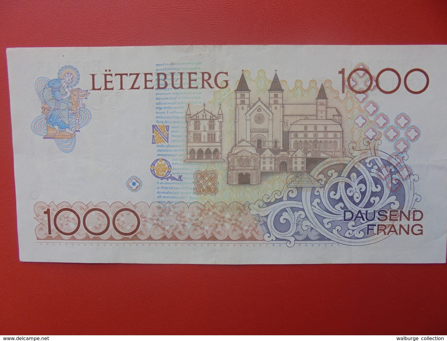 LUXEMBOURG 1000 FRANCS ND (1985) PEU CIRCULER (B.9) - Luxembourg