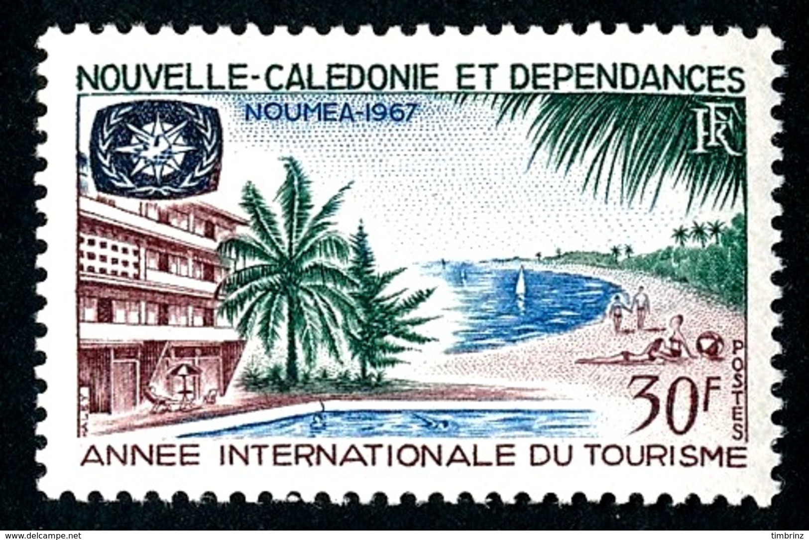 NOUV.-CALEDONIE 1967 - Yv. 339 *   Cote= 6,00 EUR - Année Internationale Du Tourisme  ..Réf.NCE25065 - Neufs