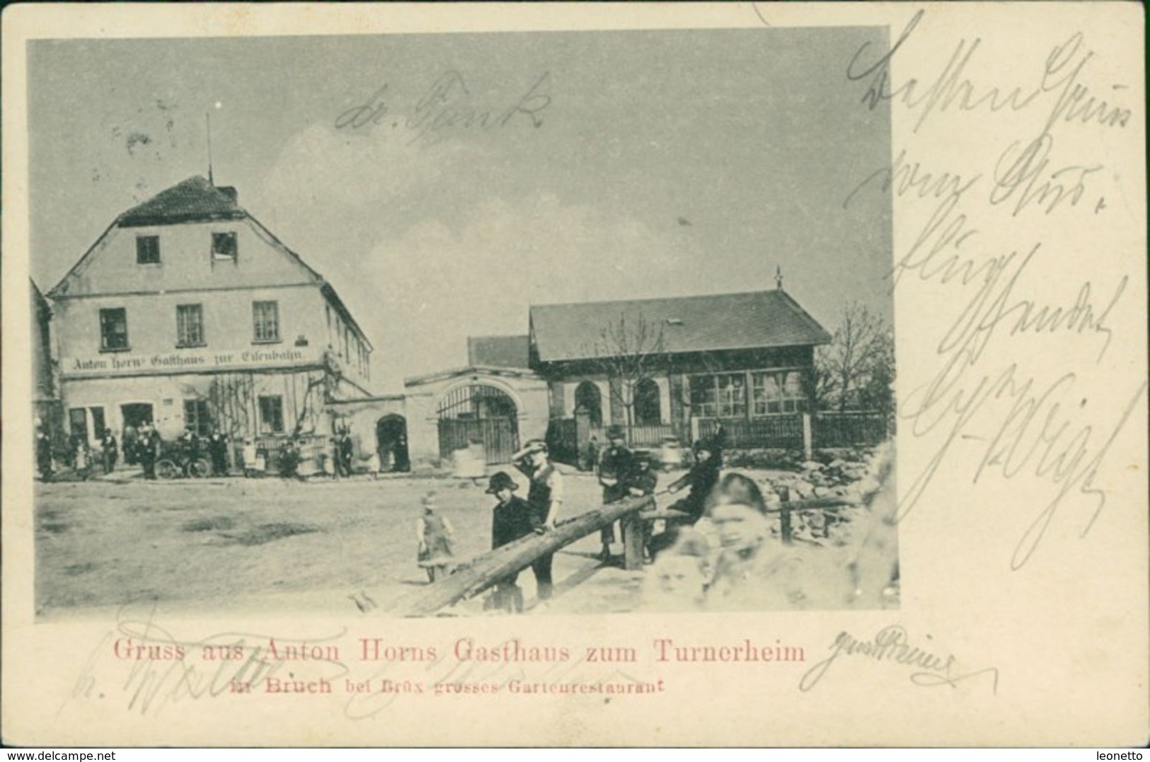 AK Lom U Mostu / Bruch Anton Horns Gasthaus Zum Turnerheim In Bruch Bei Brüx (32197) - Tchéquie