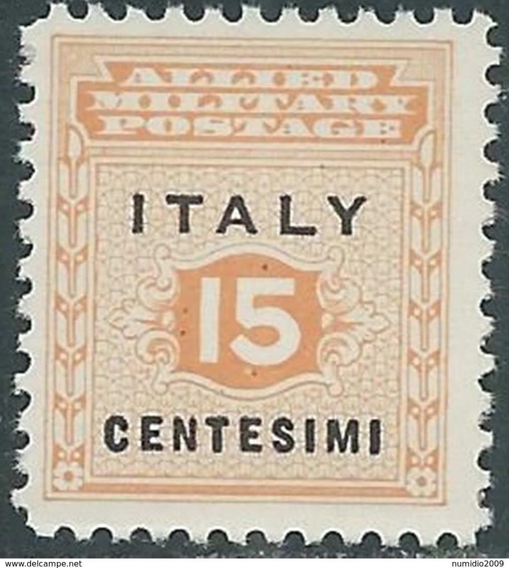 1943 OCCUPAZIONE ANGLO AMERICANA SICILIA 15 CENT MNH ** - RB30-9 - Anglo-american Occ.: Sicily