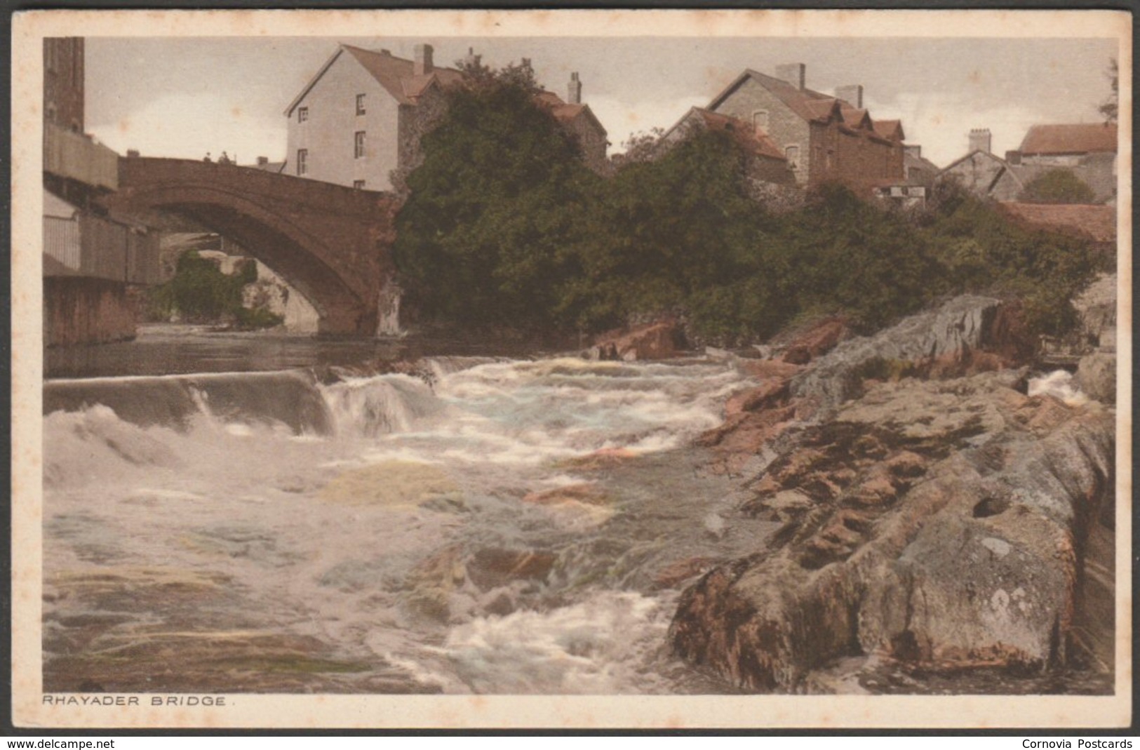 Rhayader Bridge, Radnorshire, C.1920s - TC Price Postcard - Radnorshire