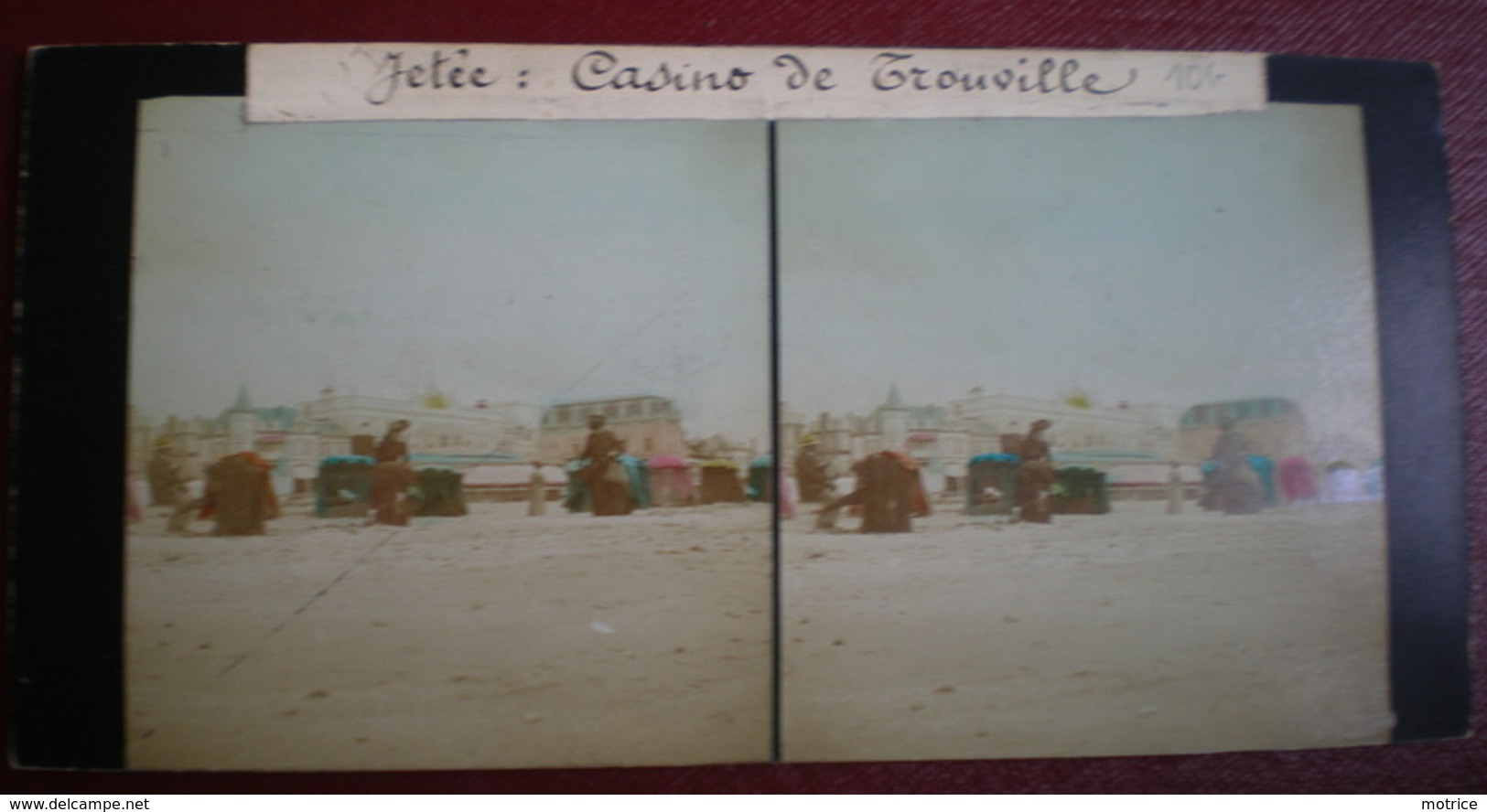 VUE STÉRÉOSCOPIQUE    -  Trouville, Vues Générales, Casino,bords De Mer. - Photos Stéréoscopiques