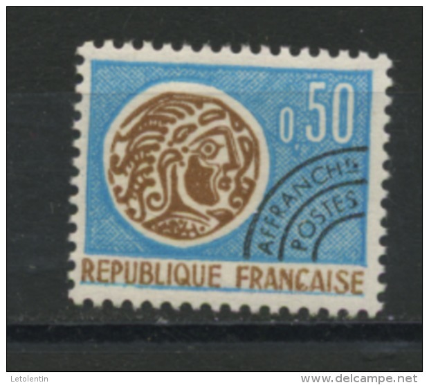 FRANCE -  PRÉOBLITÉRÉ MONNAIE GAULOISE - N° Yvert  128 ** - 1964-1988