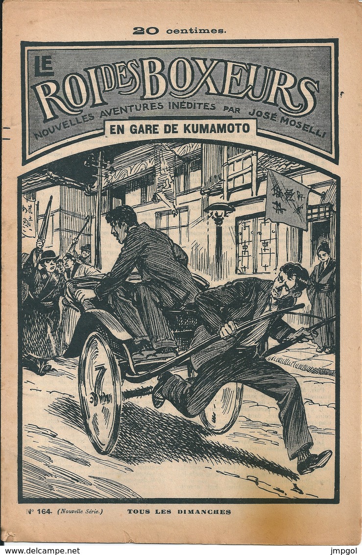 Le Roi Des Boxeurs N°164 1935 "En Gare De Kumamoto" José Moselli - Aventure