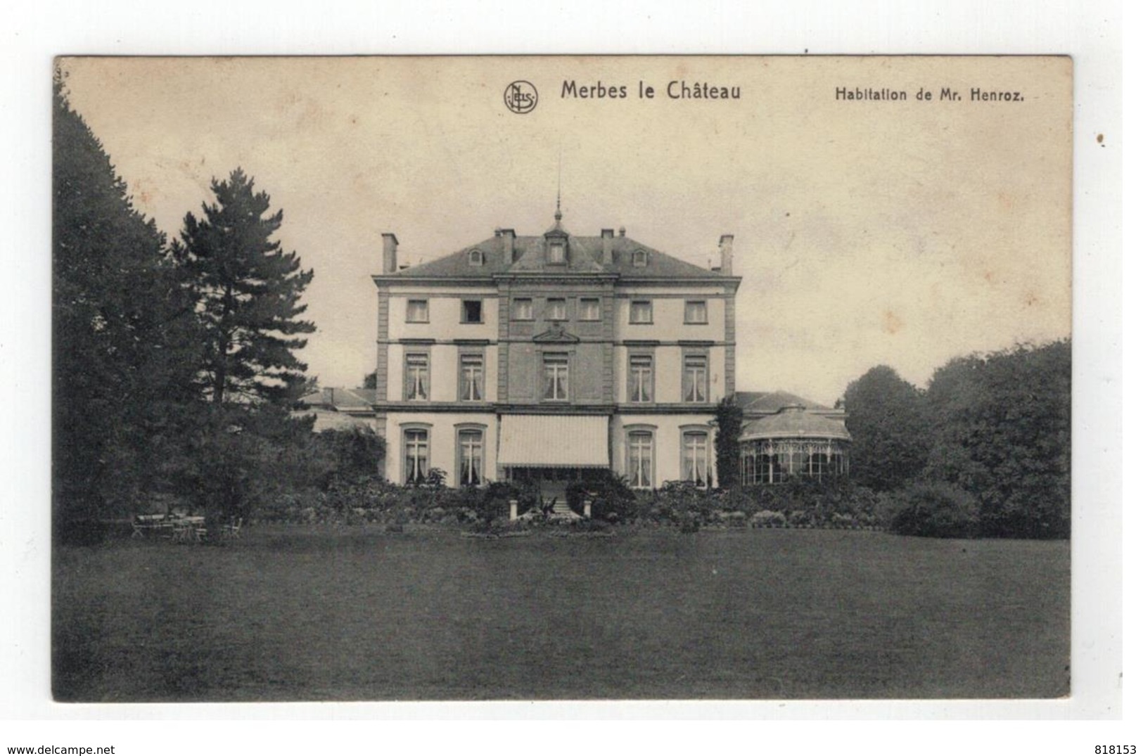 Merbes Le Château  Habitation De Mr.Henroz - Merbes-le-Chateau