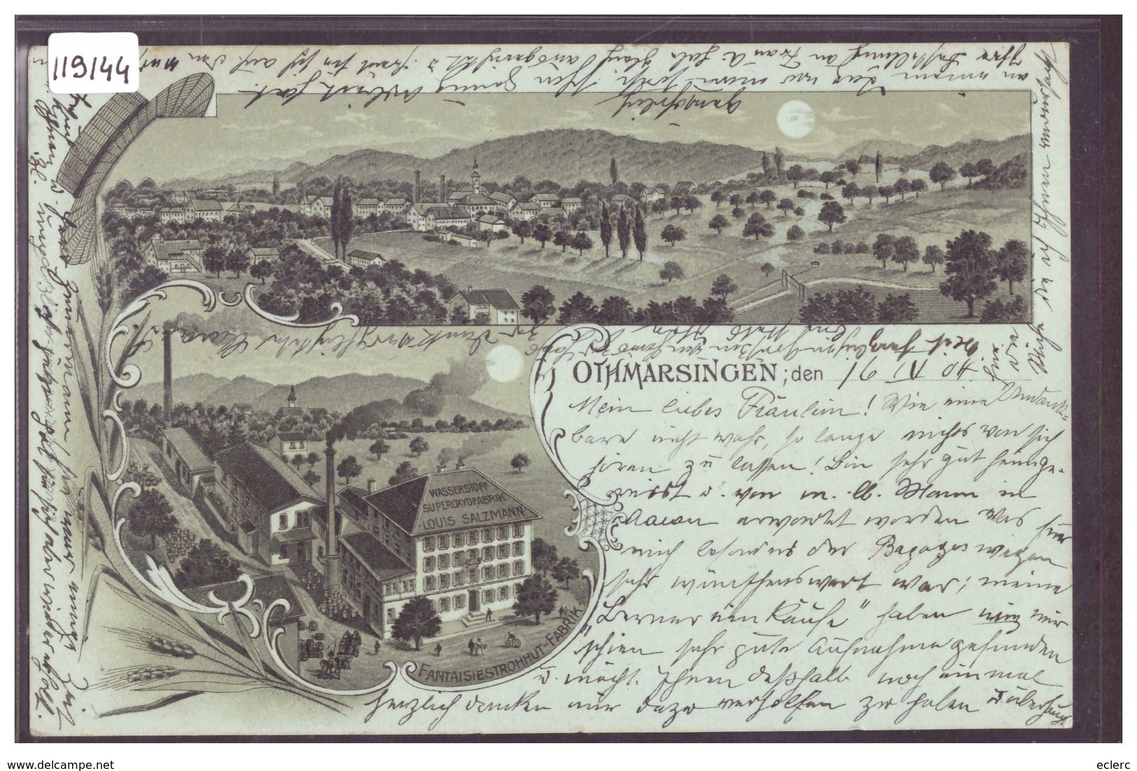 GRUSS AUS OTHMARSINGEN - MONDSCHEIN LITHO - TB - Sonstige & Ohne Zuordnung