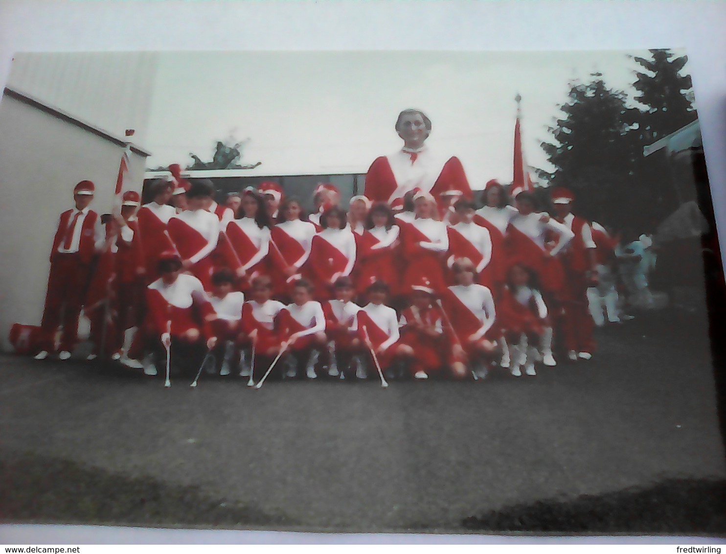 PHOTO MAJORETTES LAURETTE GAURAIN RAMECROIX BELGIQUE - Altri & Non Classificati