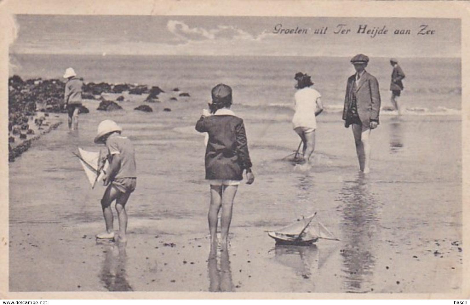 4770113Groeten Uit Ter Heijde Aan Zee. – 1933. (zie Hoeken En Randen) - Sonstige & Ohne Zuordnung