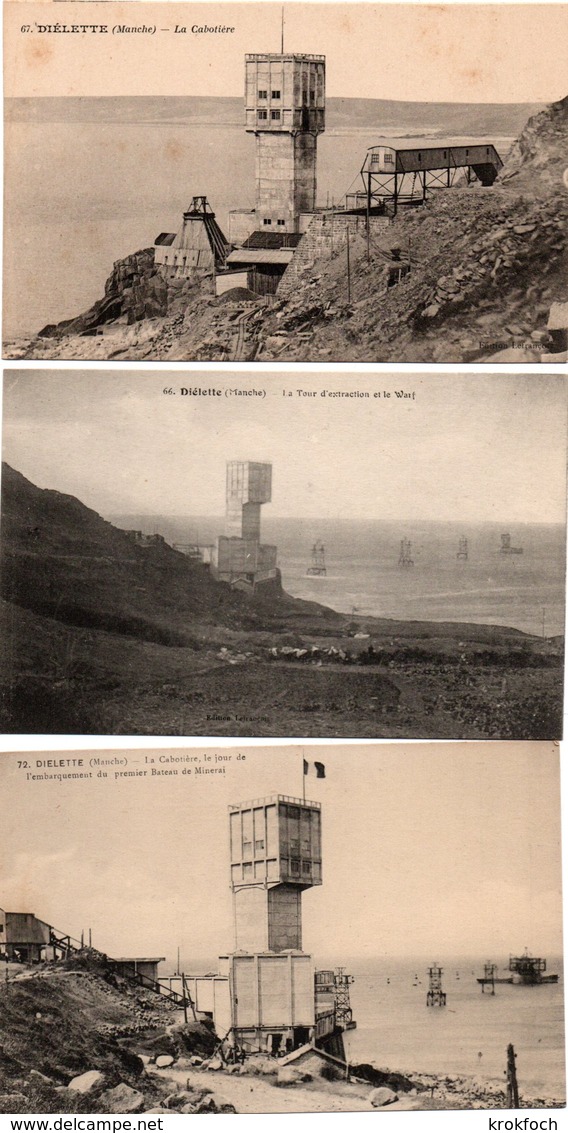 Diélette Flamanville - Tours De La Cabotière - Mine De Fer - édit. Lefrançois 66 67 72 - Other & Unclassified