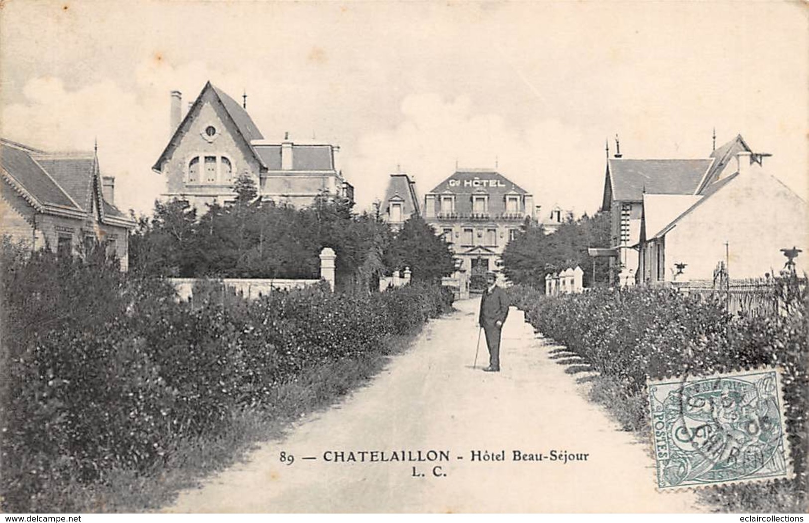Chatelaillon       17       Hôtel Beauséjour         (voir Scan) - Châtelaillon-Plage