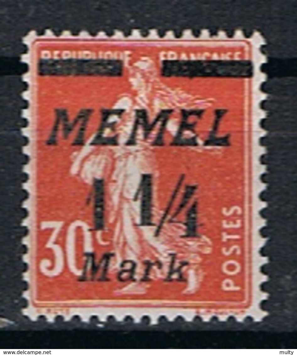 Memel Y/T 68 (*) - Unused Stamps