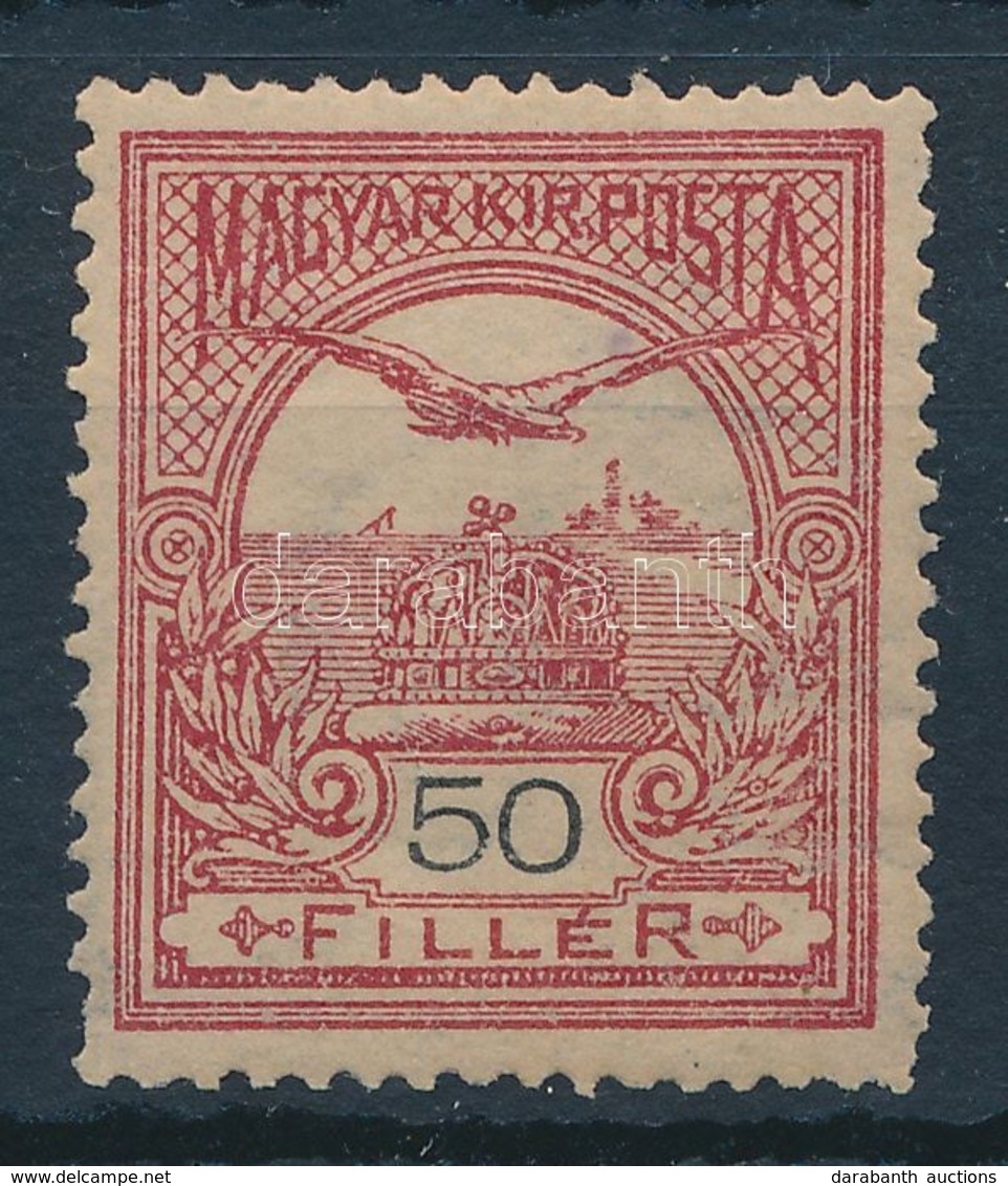 * 1908 Turul 50f 2. Vízjelállás, Kis Falc (44.000) Certificate: Glatz - Sonstige & Ohne Zuordnung