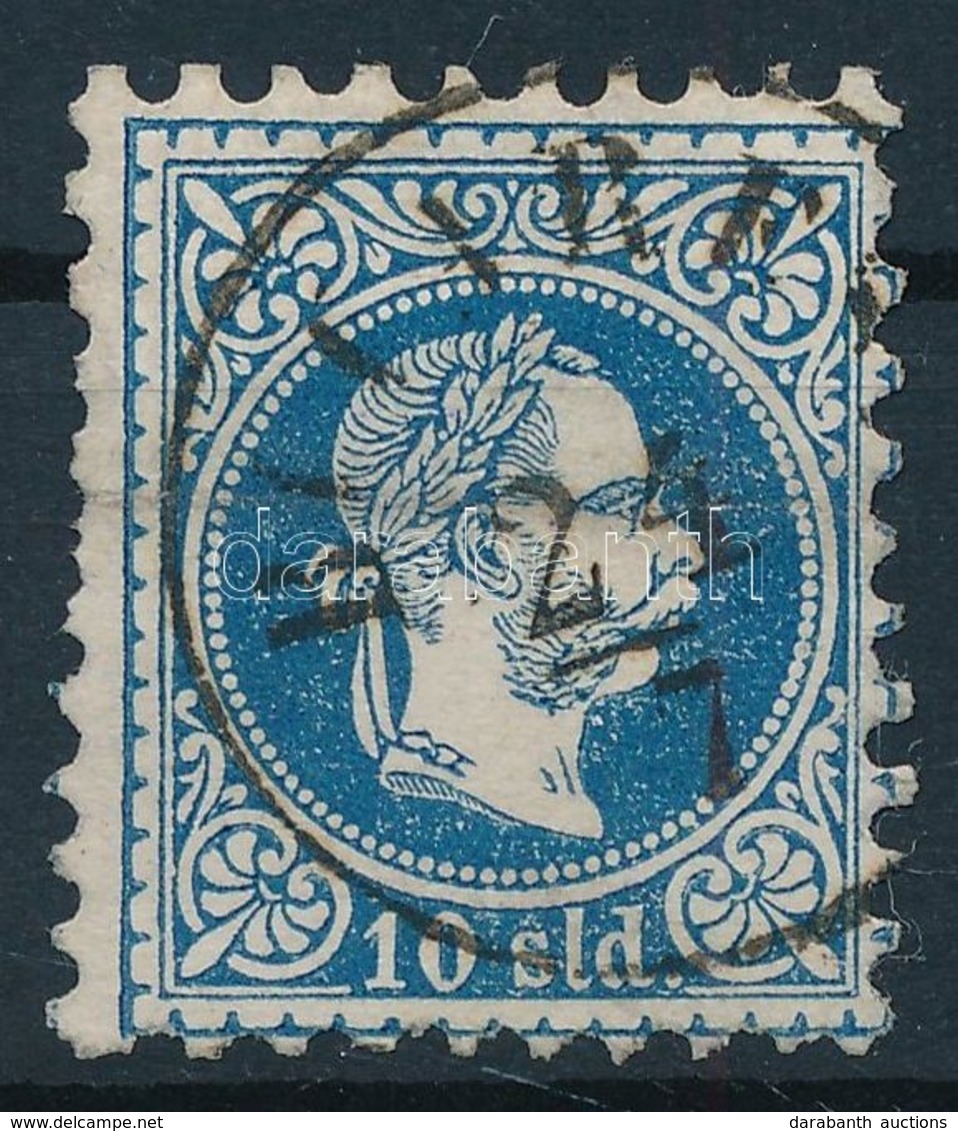 O Magyar Posta Romániában 1867 10sld 'BUCARES(T)' (foghibák / Perf. Faults) - Sonstige & Ohne Zuordnung