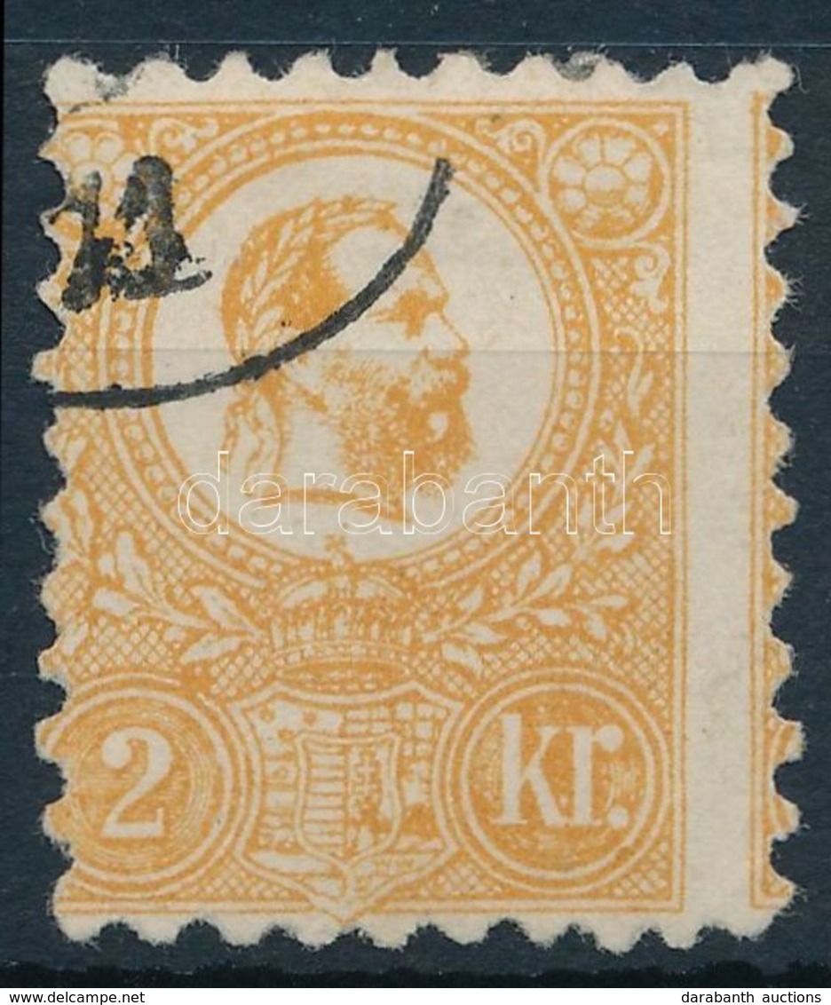 O 1871 Kőnyomat 2kr, Jó állapotú Képbe Fogazott Bélyeg (23.500) - Otros & Sin Clasificación