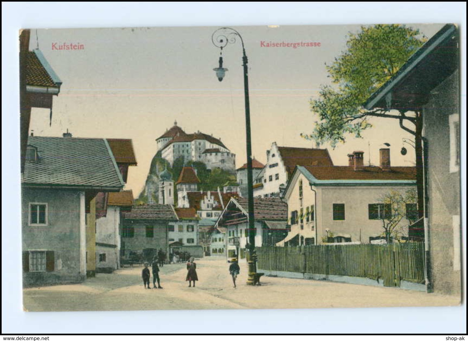 U7030/ Kufstein Kaiserbergstraße AK 1910 Tirol - Autres & Non Classés