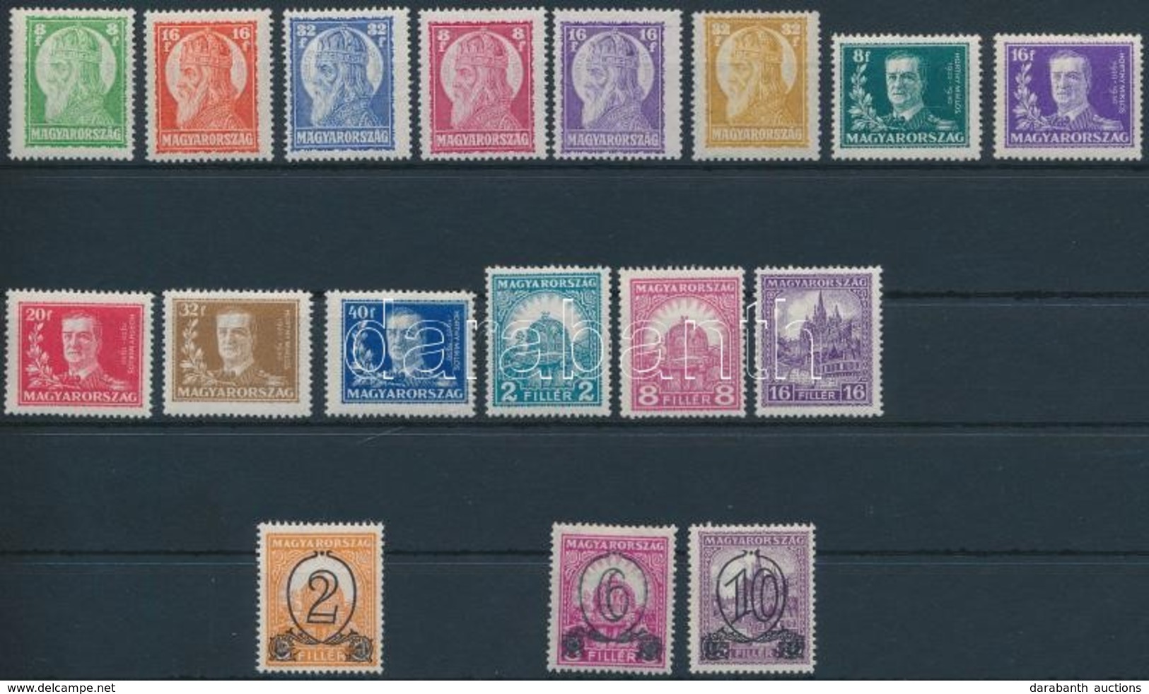 ** 1928-1931 3 Klf Sor és 6 Db Bélyeg (16.750) - Otros & Sin Clasificación