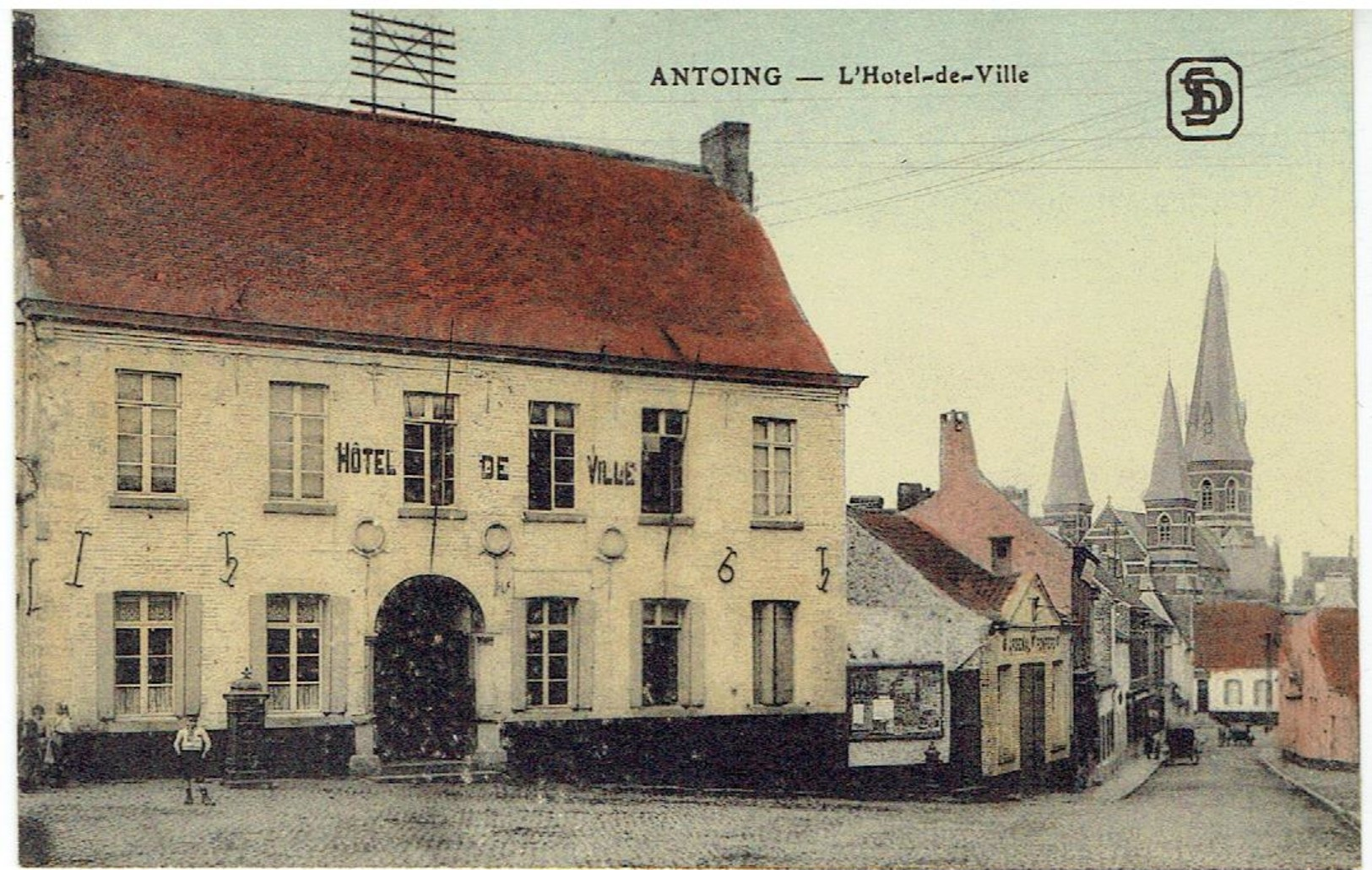 ANTOING - L' Hôtel De Ville - S.D.Série Colorisé - Antoing