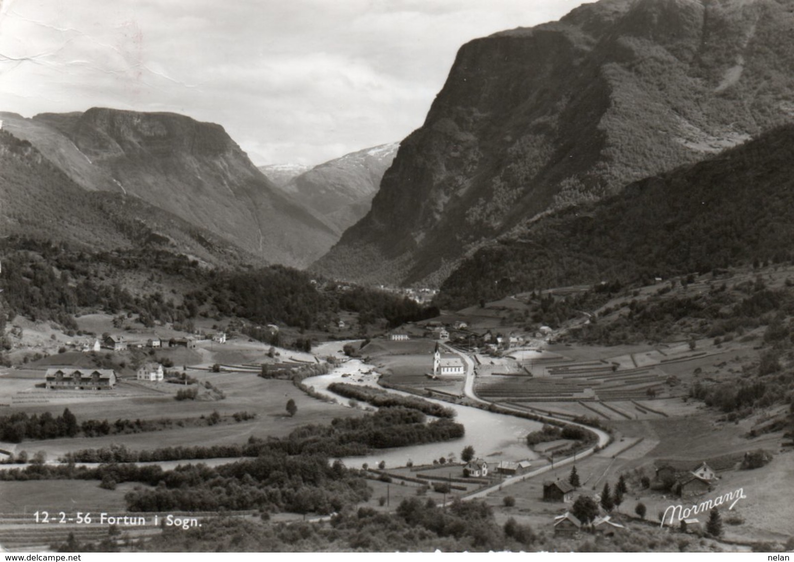 FORTUN I SOGN-REAL PHOTO-1957 - Norvegia