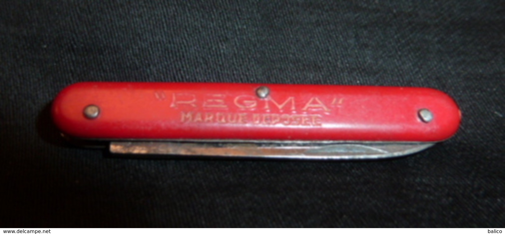 Couteau Ancien, Publicité,  REGMA - 1 Lame - Knives