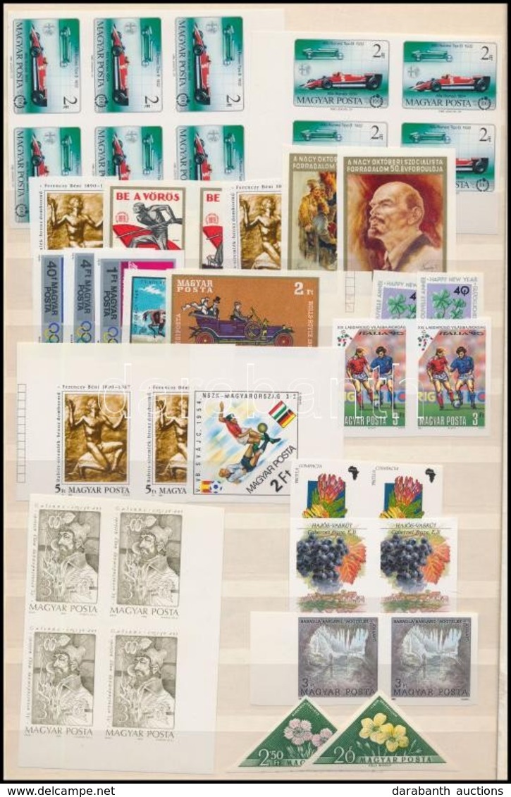 ** 1965-1990 Több, Mint 75 Db Vágott Bélyeg, Csak Darabok, Szép Minőségben Kétoldalas A4-es Berakólapon - Otros & Sin Clasificación