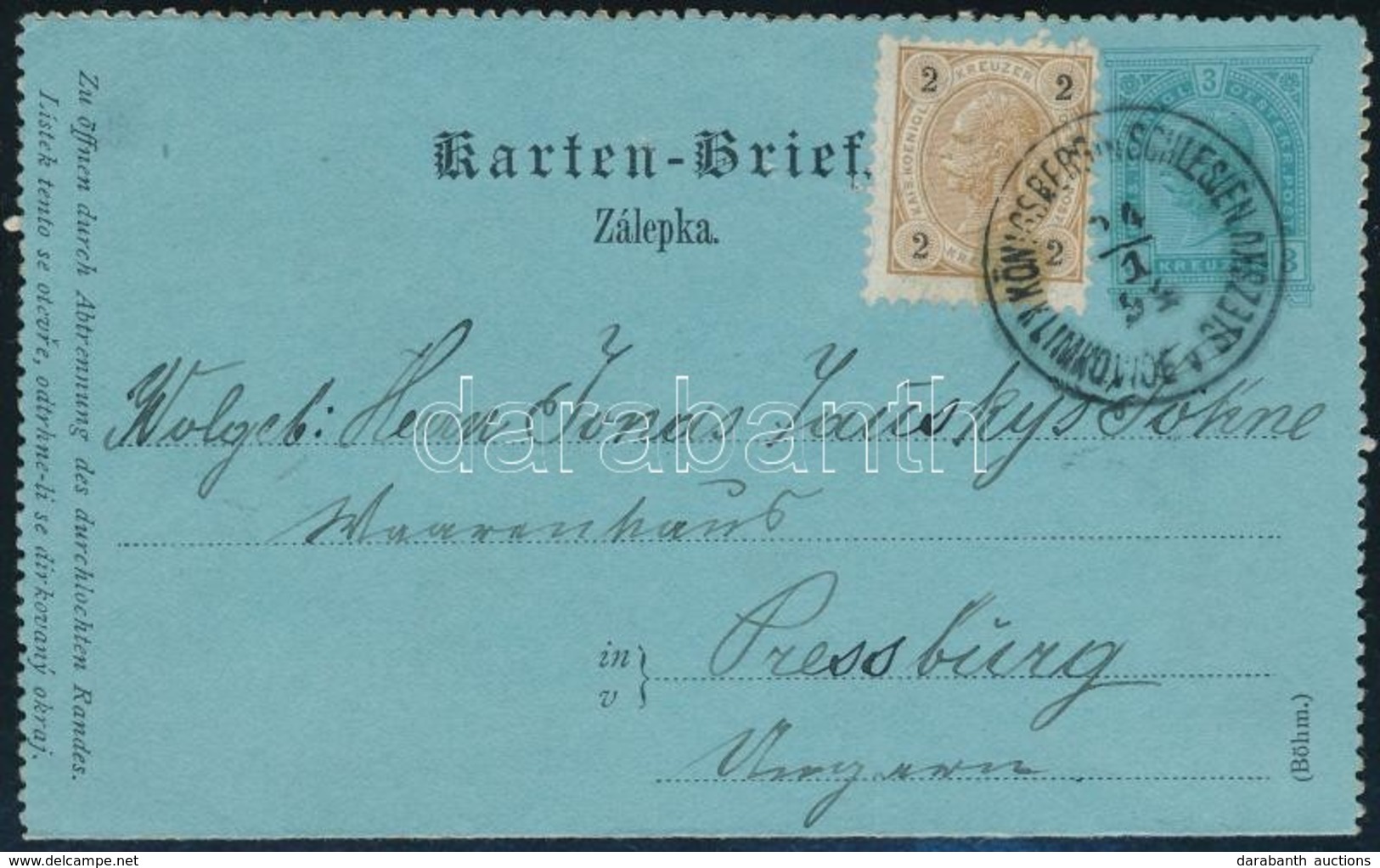 Ausztria 1894 - Sonstige & Ohne Zuordnung