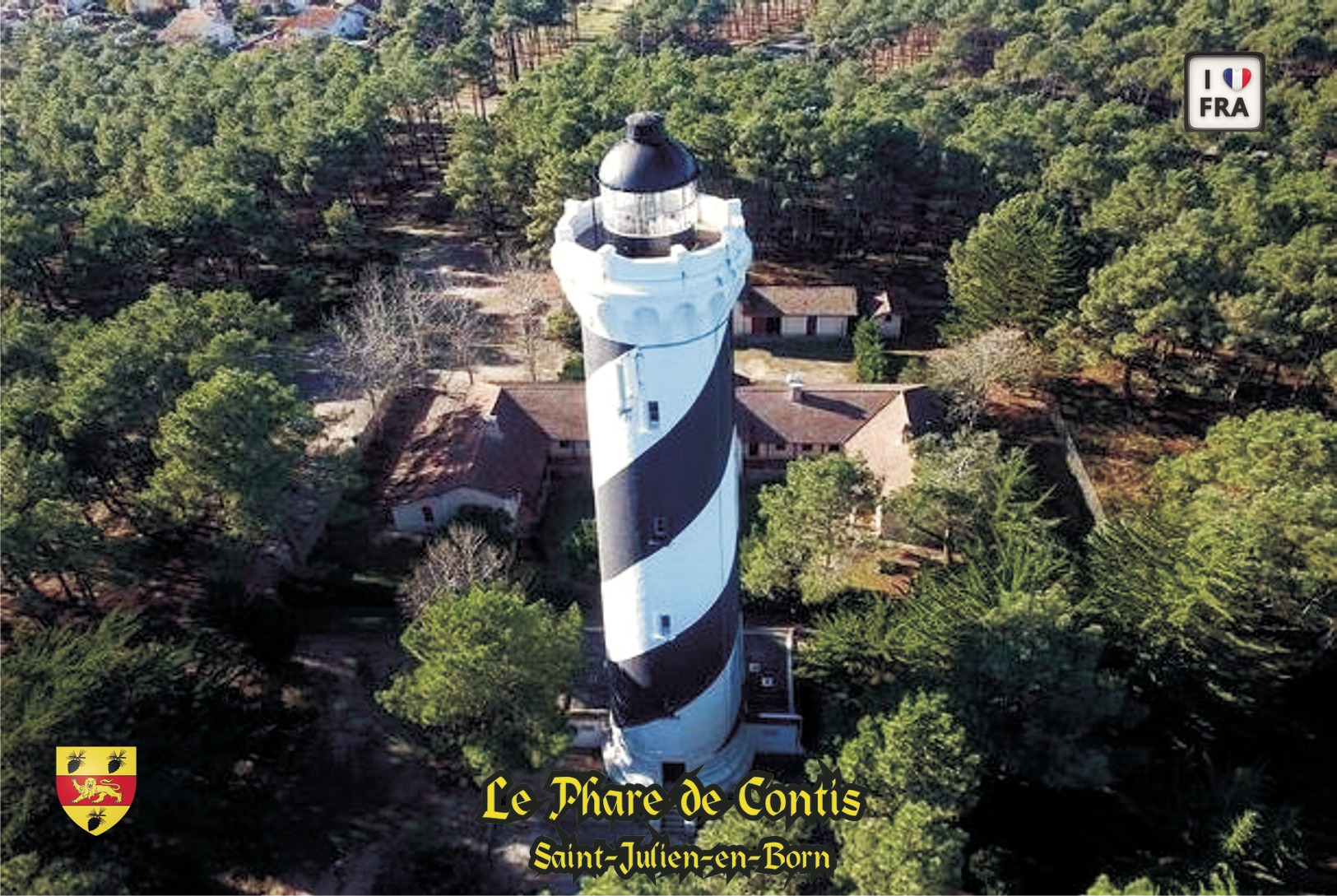 Set 6 Cartes Postales, Phares, Lighthouses Of Europe, France, Saint-Julien-en-Born, Le Phare De Contis - Fari