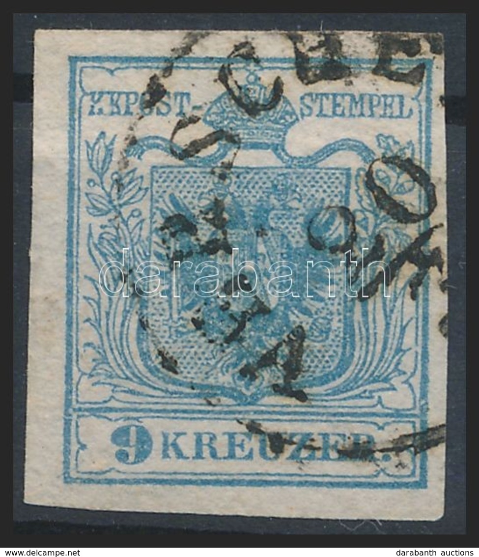 O 1850 9kr Kék / Blue HP I Magistris 63 'VERSCHE(TZ)' Certificate: Steiner - Otros & Sin Clasificación