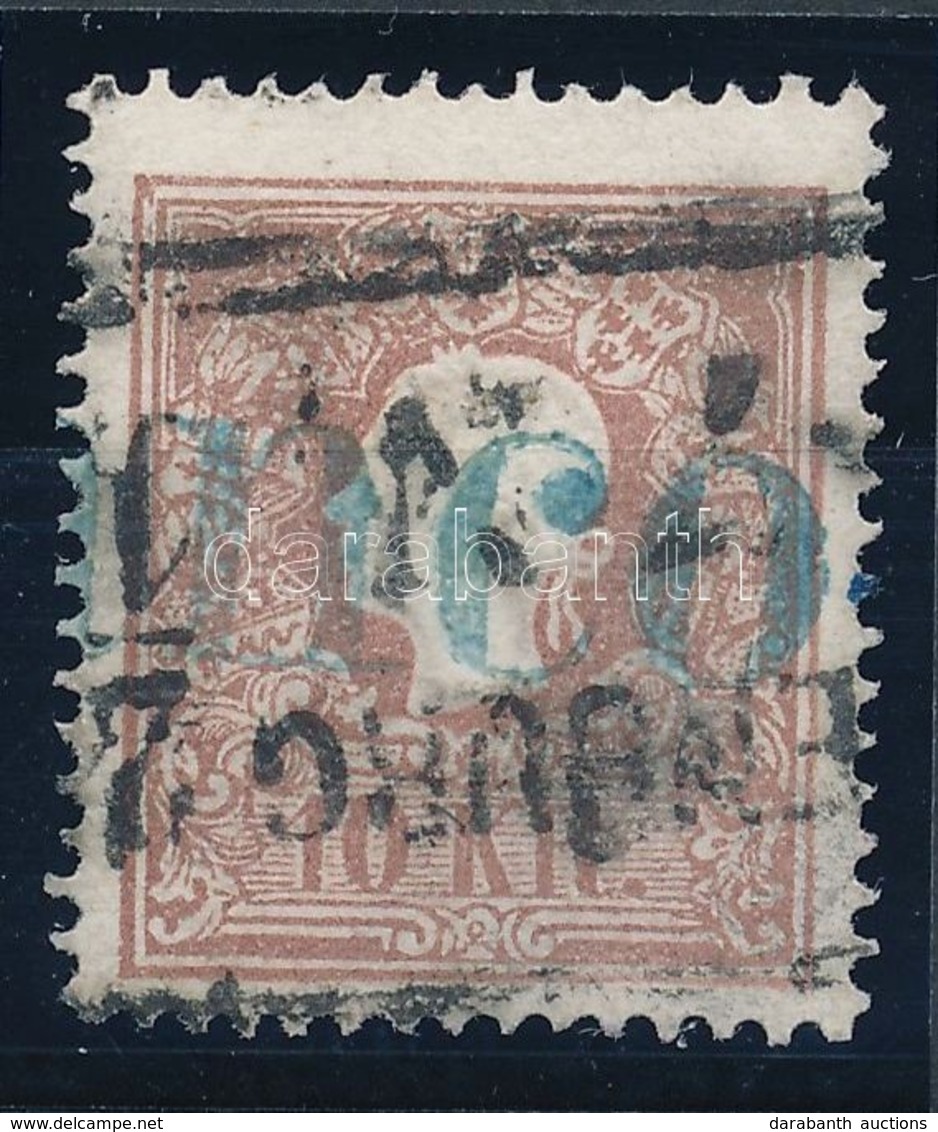 O 1858 10kr II '(OED)ENBURG' + Kék / Blue '(FRA)NCO' Certificate: Strakosch - Otros & Sin Clasificación