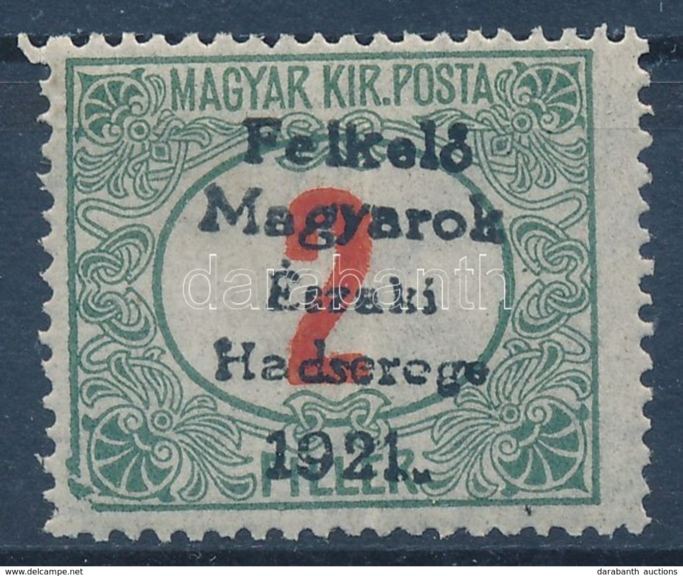 ** Nyugat-Magyarország V. 1921 Portó 2f Garancia Nélkül (45.000) - Sonstige & Ohne Zuordnung