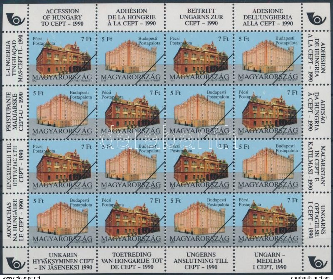 ** 1990 CEPT MINTA Kisív - Otros & Sin Clasificación