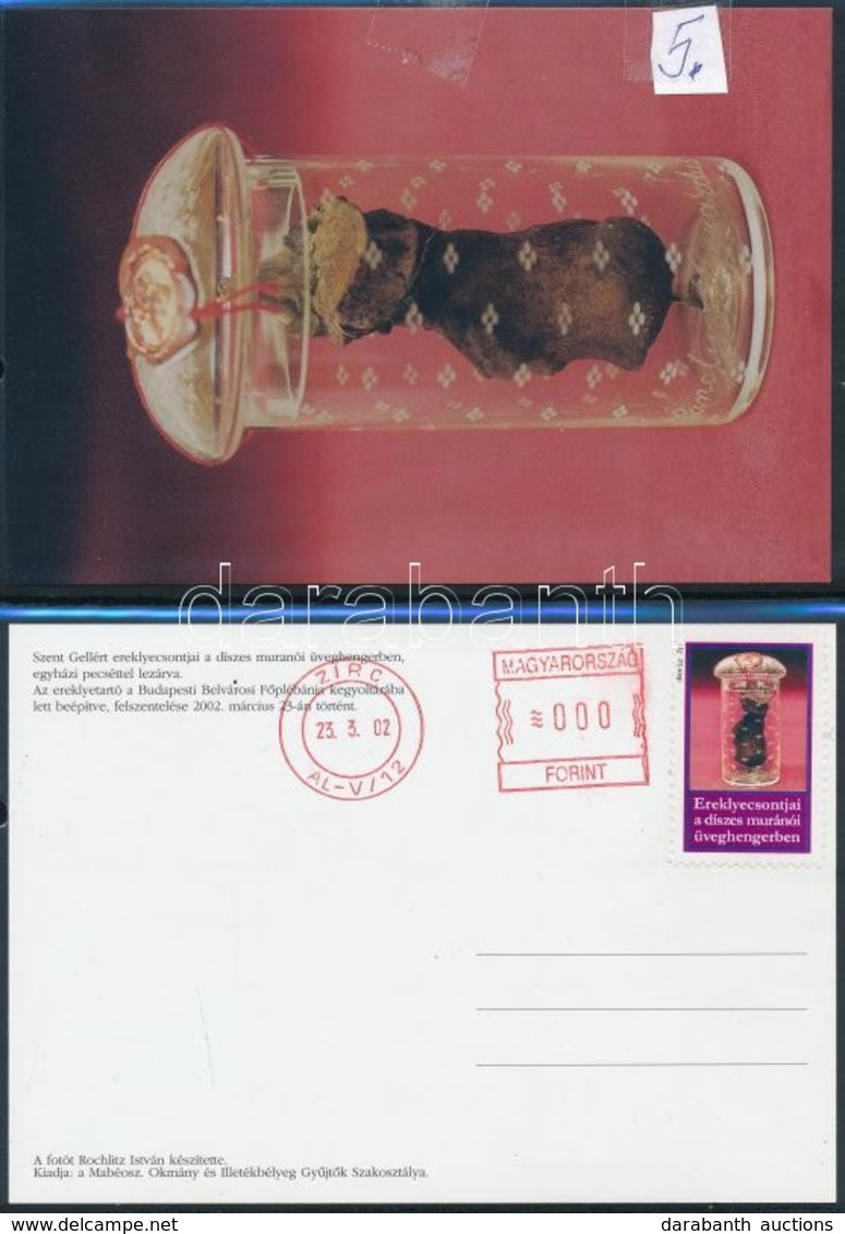 2002 Szent Gellért Ereklyecsontjai 4 Db Képeslap - Sonstige & Ohne Zuordnung